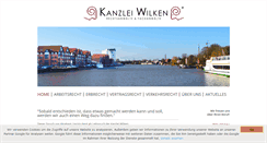 Desktop Screenshot of kanzleiwilken.de